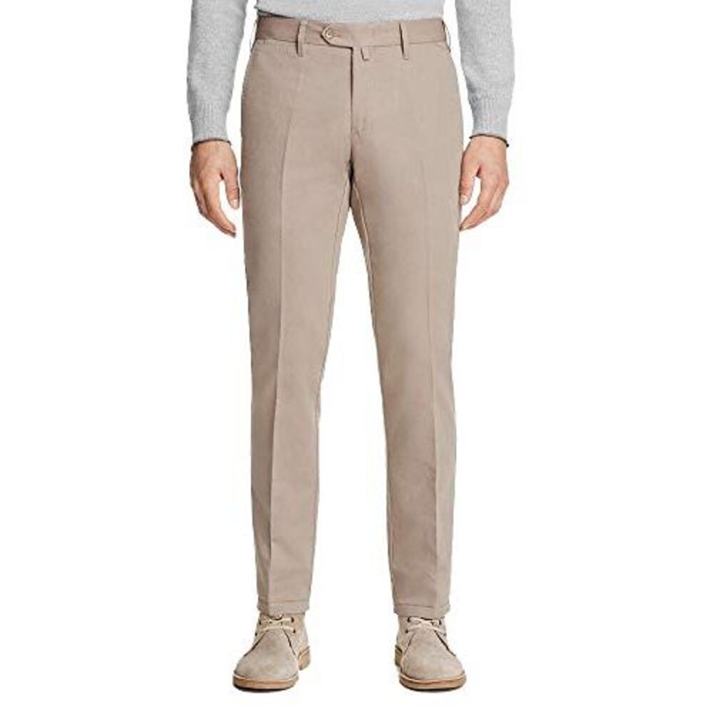 Valentini Textured Solid Slim Fit Trousers